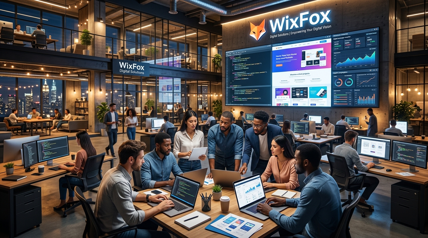 WixFox Digital Solutions Global Headquarters & Team